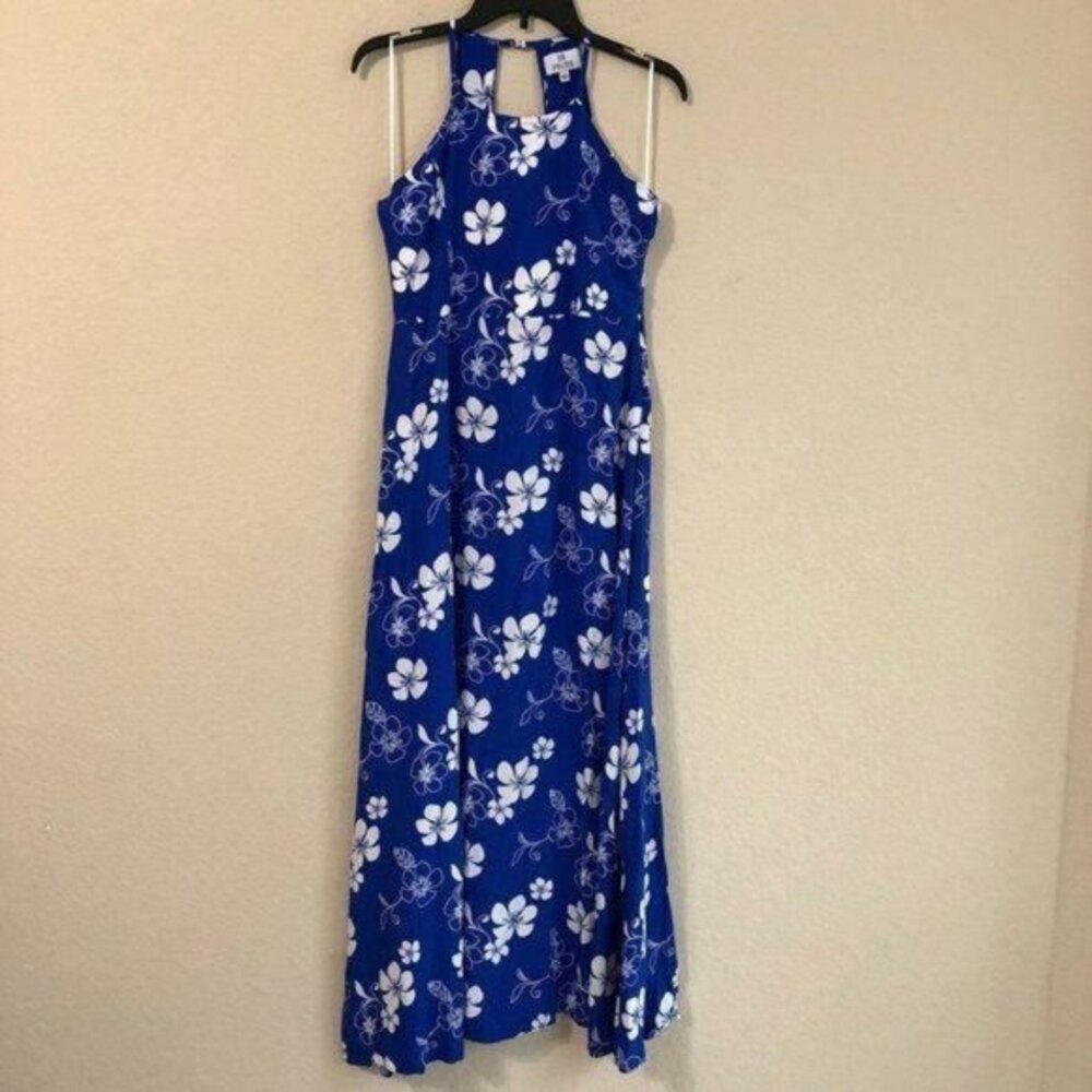 28 Palms Hawaiian Dress Floral Maxi